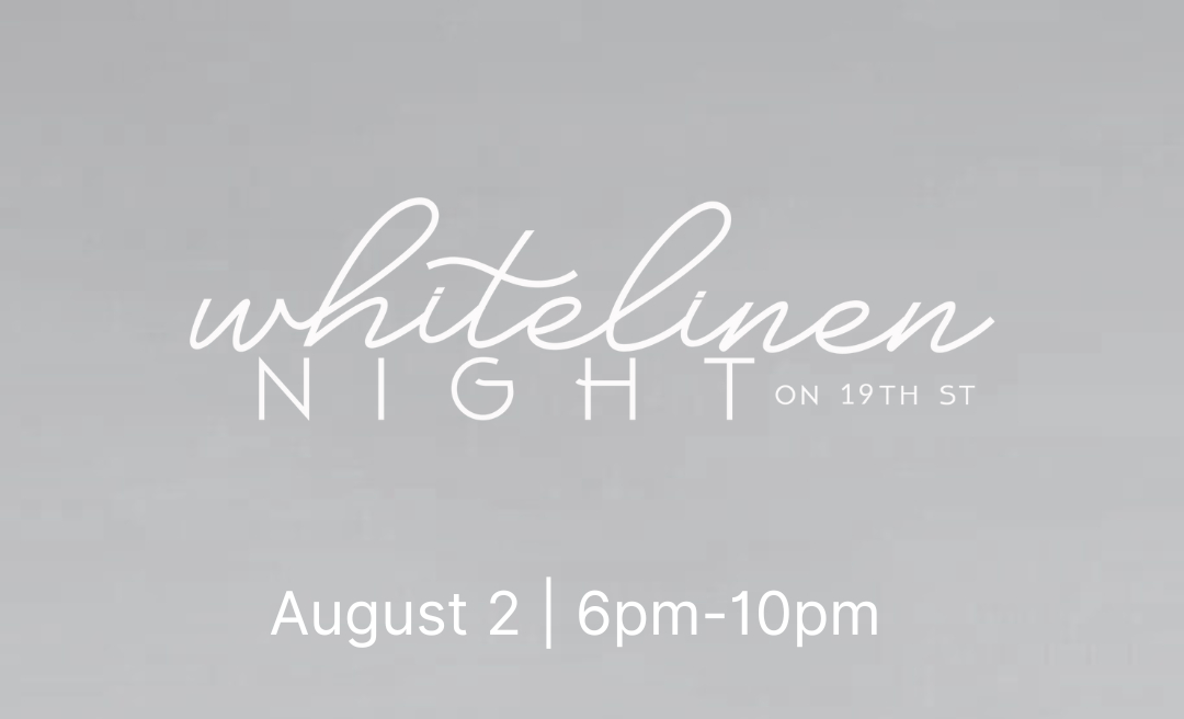 White Linen Night original event poster