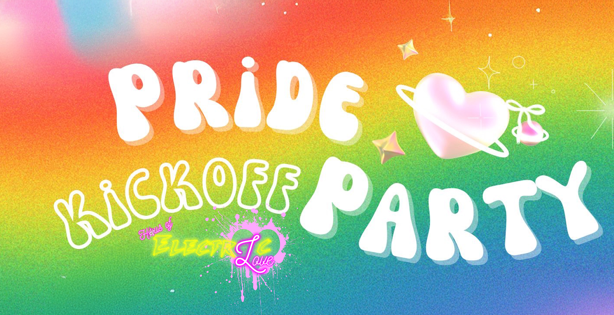 Pride Kickoff Party original event poster